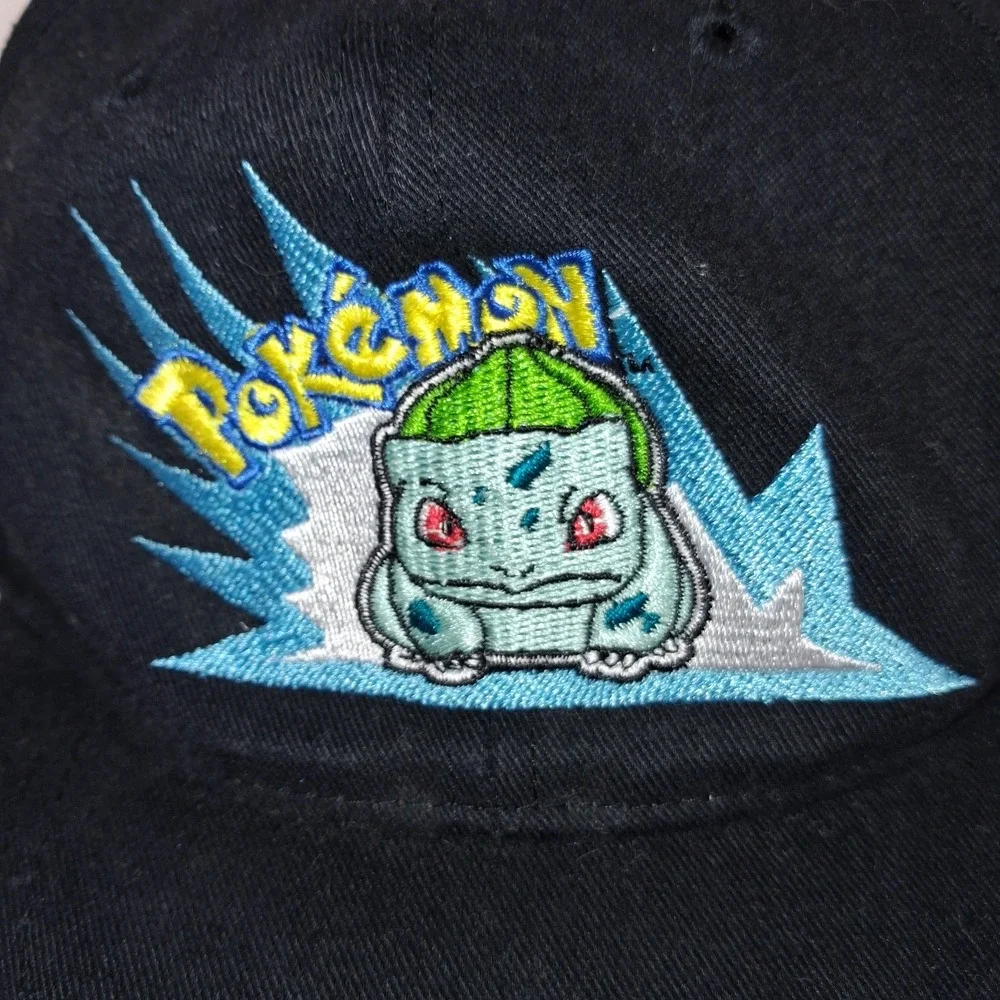 Vintage Official Nintendo Pokemon Bulbasaur Youth Hat Gotta Catch Em All Cap